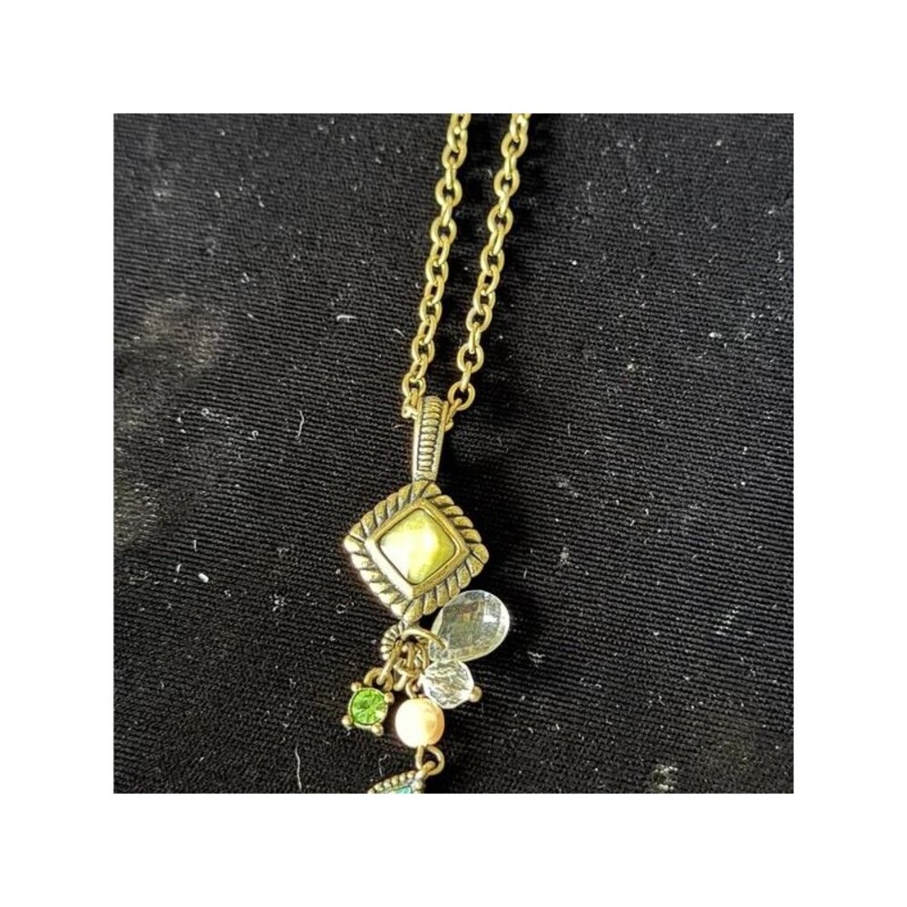 Lia Sophia Charm Cluster Pendant Necklace, 23"